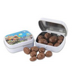 Mini Hinged Tin w/ Chocolate Covered Almonds